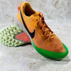 Nike Air Zoom Terra Kiger 6 Men's 9 Orange Green Trail Running Shoe NEW